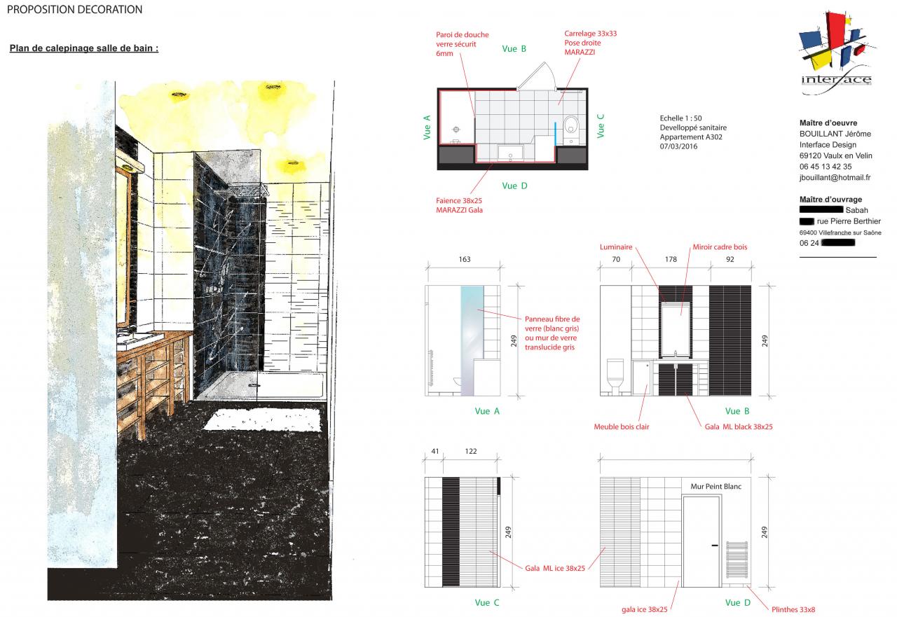 Projet VERFA Villefranche Calpinage SDB